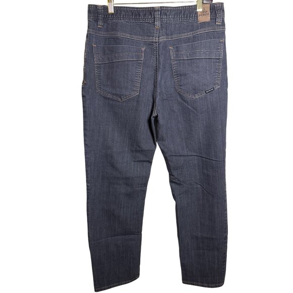 PrAna Mens Jeans‎ Size 33 X 30 Slim Black Organic Cotton Straight Leg Stretch - Picture 7 of 10